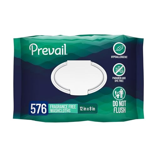 Prevail Cleansing Wipe 8 x 12" WW-810, 12 Pack 576 Wipes - B07B9MR1DR New
