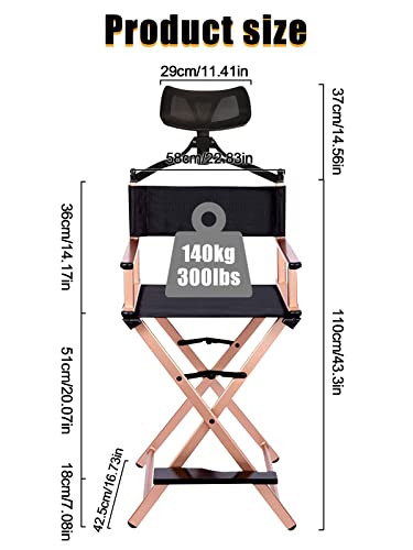 Lorvain Folable Makeup Artist Stool Chair New