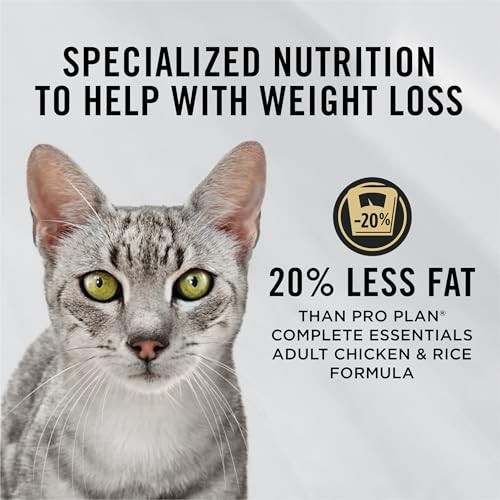 Purina Pro Plan Weight Management Dry Cat Food Chicken Rice 16 lb Bag New