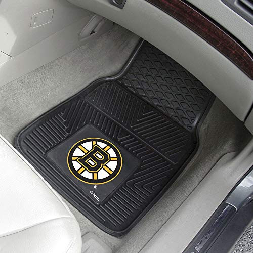 Fanmats NHL - Boston Bruins 2-pc Vinyl Car Mat Set/17"x27" New