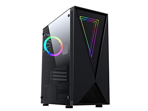 Raidmax P805 Mid Tower Gaming PC Case Tempered Glass Addressable RGB -Black New
