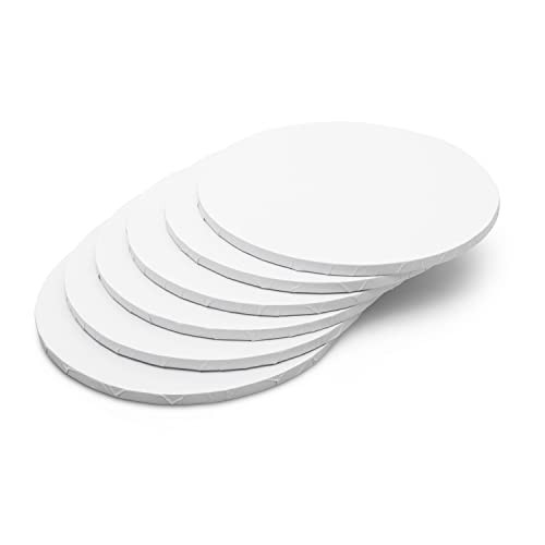 Benison-NY Cake Drums Round White 1/2 Inch Thick 6-Pack (16 Inch) - B0B6DXZD5P
