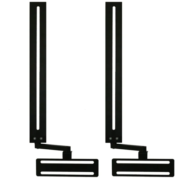 AEON SOUNDBAR MOUNT BRACKET WITH DEPTH ADJUSTMENT - BLACK