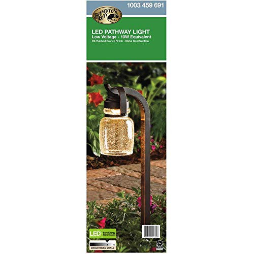 Hampton Bay 4.5W Oil Rubbed Bronze Outdoor Integrated LED Landscape Path Light New