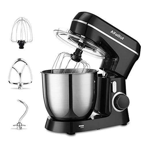 AlfaBot SM-1531 4.8Qt Electric Kitchen Mixer with Dough Hook Flat Beater New