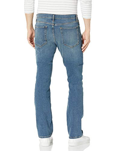 AE1906300 Amazon Essentials Men's Jeans Slim Fit Stretch Bootcut - Blue, 36"x32" New