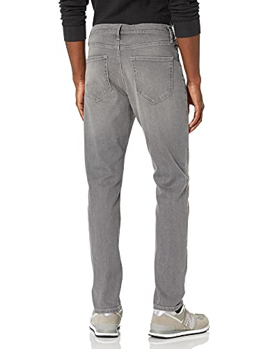 AMAZON ESSENTIALS MEN'S SLIM-FIT JEANS - SIZE: MEN 36X32 - GRAY New