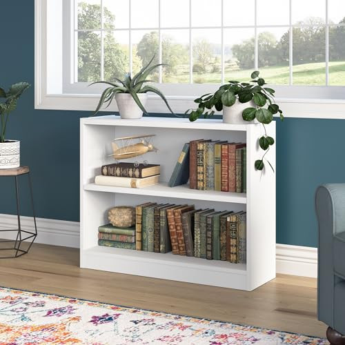 Bush Home Small 2 Shelf Bookcase B072FW7QQZ - White New