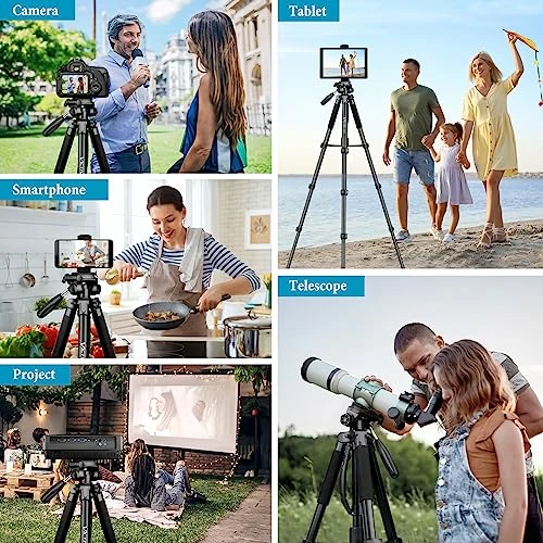 72 inch Tripod Camera Monopod Remote Professional Heavy Duty B083Q41HQ1 Black New