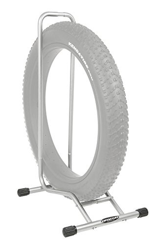 Willworx Unisex's Fat Rack Bicycle Stand, 2.75-5.25-Inch - Silver New