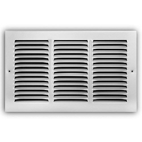 Everbilt 14" x 8" Steel Return Air Grille in White E17014X08 - NEW New