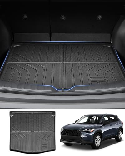 Powerty Trunk Mat for Toyota Corolla Cross 2022-2026 B0CL7CJC28 - Black New