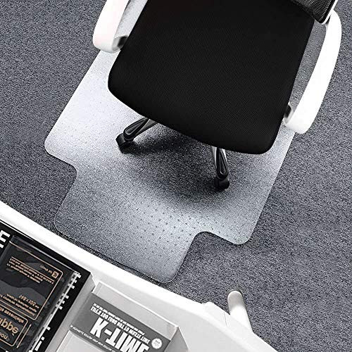 Office Desk Chair Mat for Carpet Floor Low Pile PVC Protection Anti-Slip New