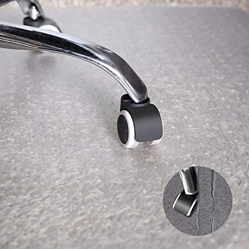 Office Desk Chair Mat for Carpet Floor Low Pile PVC Protection Anti-Slip New
