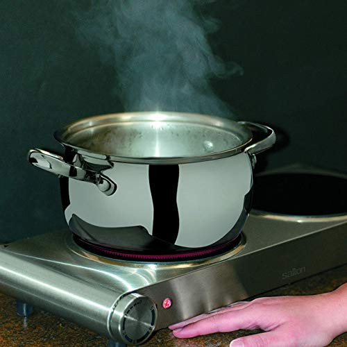 Salton Cooktop - Infrared Portable Double 1800W B016BJDU4G - Black New