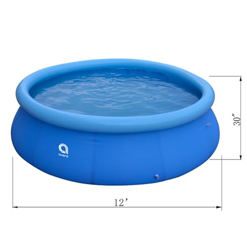 JLeisure Avenli 17808 12 Feet x 30 Inch Round Inflatable Swimming Pool - Blue