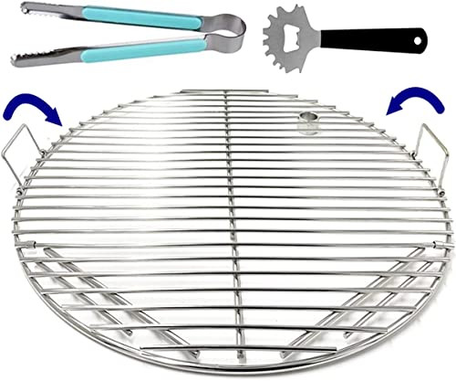 ZHOUWHJJ BBQ Stainless Steel 19.5 Inches Round Cooking Grate Cooking Grid New
