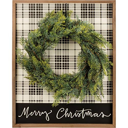 Primitives by Kathy 108433 Merry Christmas Shadow Box - 30" Length - NEW New