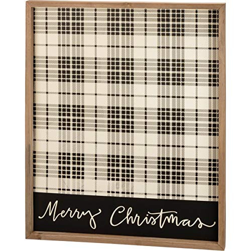 Primitives by Kathy 108433 Merry Christmas Shadow Box - 30" Length - NEW New