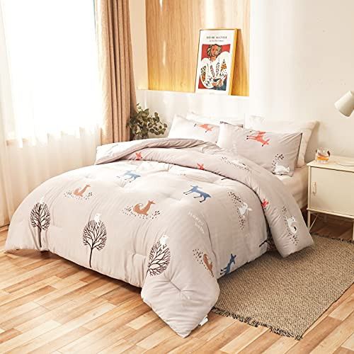 Wkrevs Comforter Set King Size 3 Pieces, Lightweight Ultra Soft New