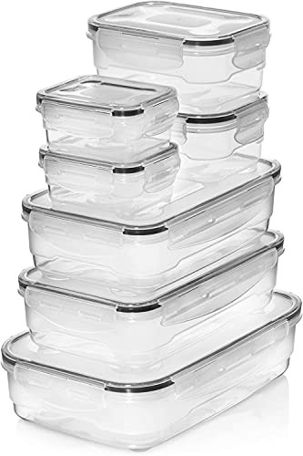 Homemaid Living Premium Airtight Storage Containers Easy Lock Lid Set of 7