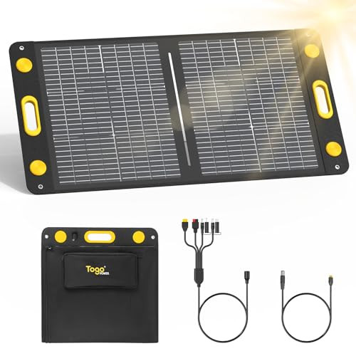 Togo Power 60W Solar Panel Generator Foldable Solar Outputs Battery Charger New