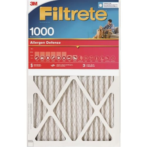 Allergen Defense Red Micro Pleated Air Filter 18x20x1 B00OI6G7S6 - NEW New