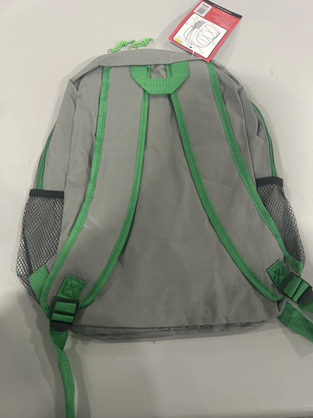 MODA WEST 17" BACKPACK - GRAY/GREEN/BLACK New