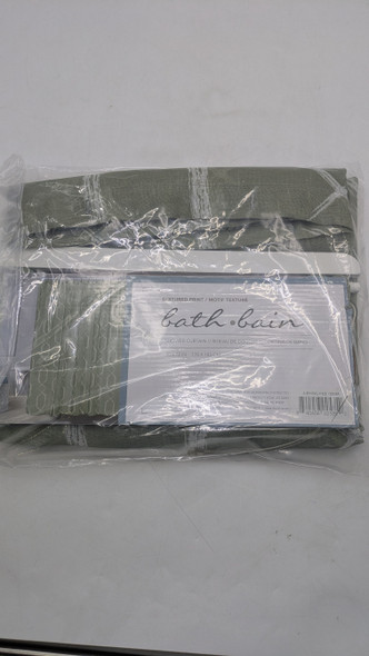 Duck River Arcadia Shower Curtain - Sage/Green Size: 70 x 72in New