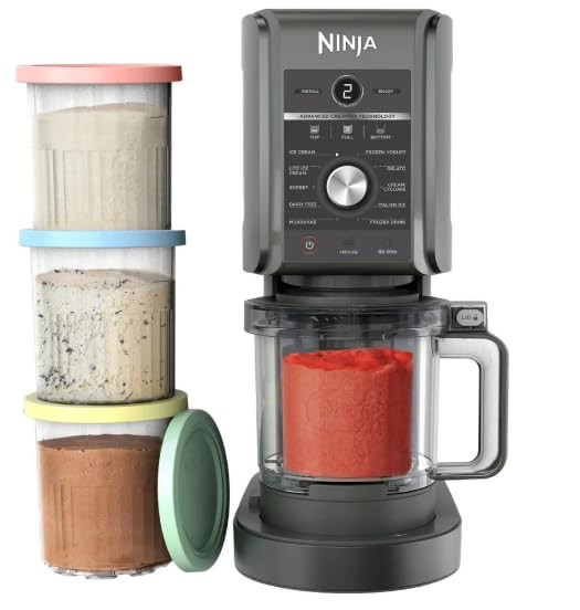 NINJA CN551CCO CREAMI DELUXE 11-IN-1ICE CREAM AND FROZEN TREAT MAKER- BLACK