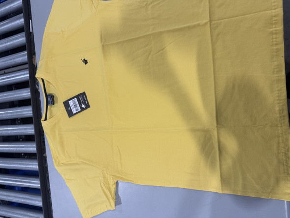 PACIFIC POLO CLUB T-SHIRT - SIZE: MEN 2XL - YELLOW New