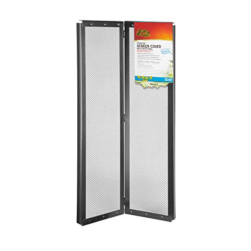 Zilla Screen Cover with Center Hinge for Reptiles 24" x 12" B001D713EQ New
