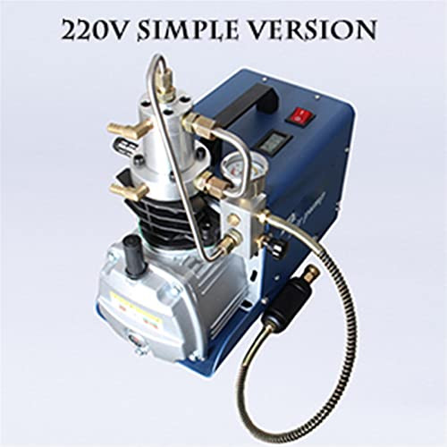 DOLUNTO 110v/220v 300BAR 30MPA 4500PSI High Pressure Air Pump (110v Simple) New