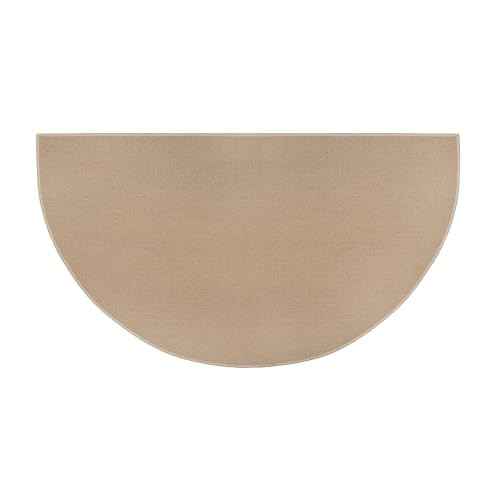 Plow Hearth 27"x48" Half Round Flame Resistant Rug B005F03A9I - New New