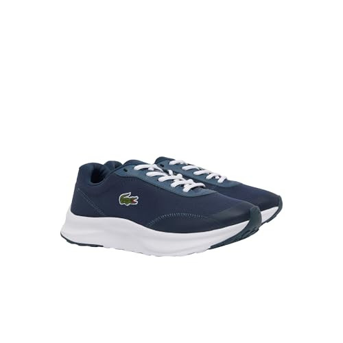 51SMA0126 Lacoste Men's Neo Run Ace Sneakers, Navy/White, Size 12 New