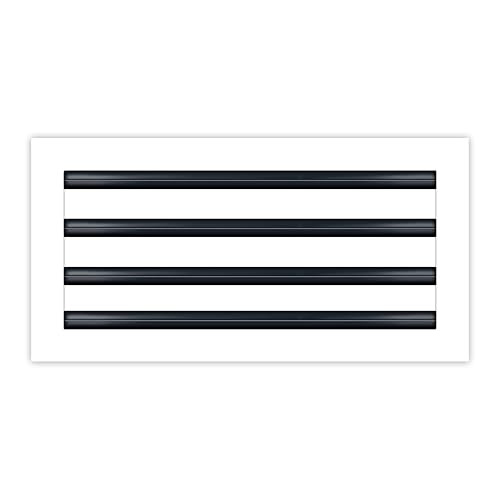BUILDMART - 16x8 White Modern AC Vent Cover -BUILDMART -Create Decor Air Vent New