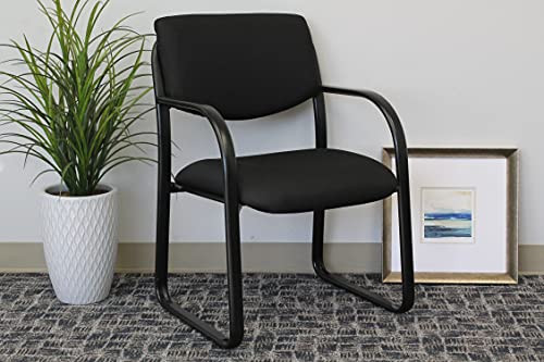Boss Office Products Fabric Guest Chair Black (B9521-BK) New