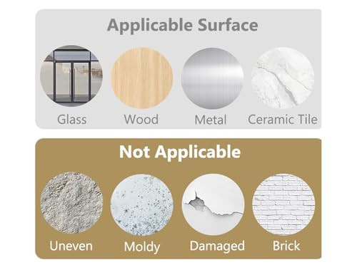 ZIBRWUON Glossy Marble Contact Paper Grey-White Peel and Stick Wallpaper New