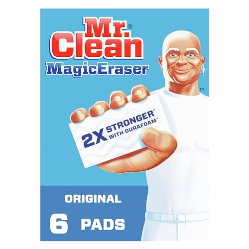 Mr. Clean Magic Eraser Original Cleaning Pads, 6 Count - White New