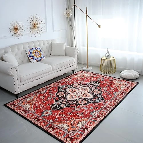 TOLORD Boho Persian 6.5x9.8 Rug Area Rugs Non-Slip Large Rugs B0C5LMGCNZ New