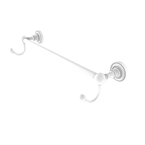 ALLIED BRASS DOTTINGHAM COLLECTION 30" TOWEL BAR INTEGRATED - WHITE