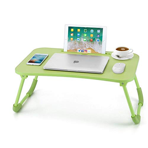 Nnewvante Lap Desk Bed Tray for Eating Writing Foldable Desk with iPad - Green New