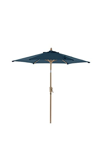 LE CONTE 7.5 ft Patio Umbrella Outdoor Market 3 Years Non-fading (Denim Blue) New