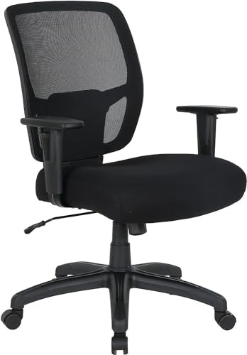 AMAZON BASICS BIG AND TALL MESH OFFICE CHAIR - BLACK