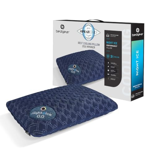 Bedgear Night Ice Performance Pillow — Oprah Daily 2026 Best Cooling Pillow