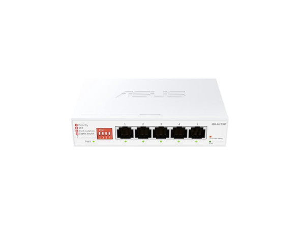 Asus QG-U1050 Ethernet Switch - TAA compliant - 5 Ports - 2.5 Gigabit Ethernet -