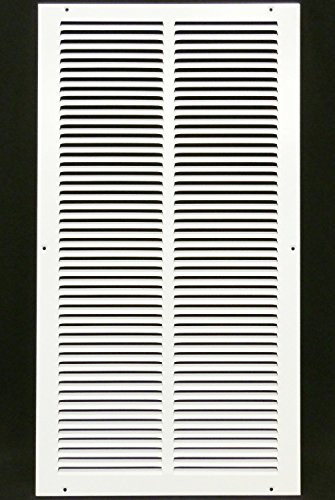 HVAC Premium 12'' x 22'' [Duct Opening] Flat Stamped Steel Return Air Grille New