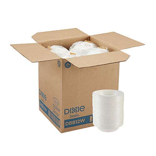 Georgia-Pacific 12-oz Paper Bowls Table Ware, Medium, Pack of 8, 1000 Count New
