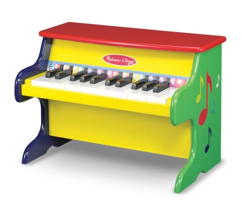 Melissa & Doug Learn-to-Play Wooden Mini Piano Toy with 25 Keys New