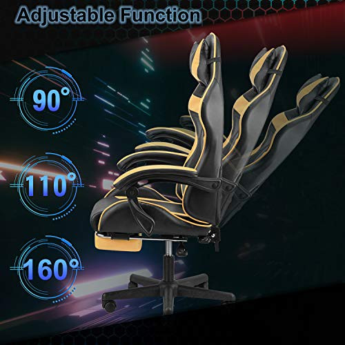 Ferghana Computer Chair,Gaming Chair,Ergonomic Racing Style PC Game Chair New